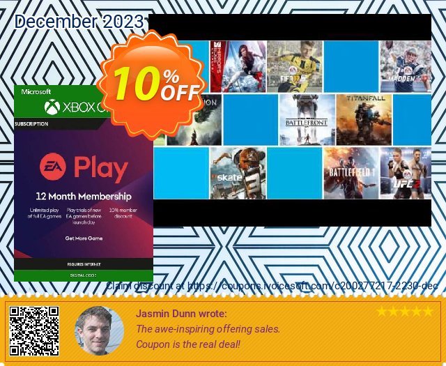 EA Access - 12 Month Subscription (Xbox One) 特殊 产品销售 软件截图
