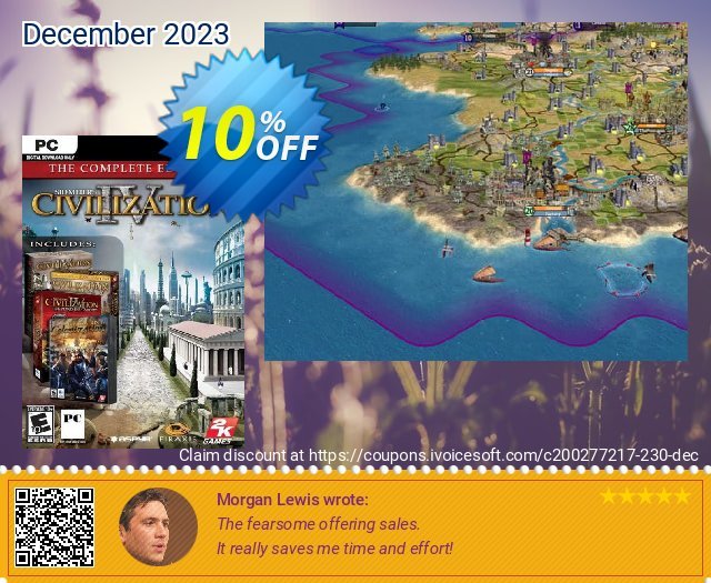 Sid Meier's Civilization IV 4: The Complete Edition PC 大きい クーポン スクリーンショット