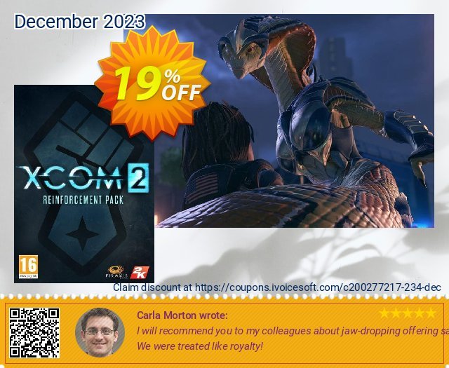 XCOM 2 Reinforcement Pack PC discount 19% OFF, 2024 Spring offering deals. XCOM 2 Reinforcement Pack PC Deal