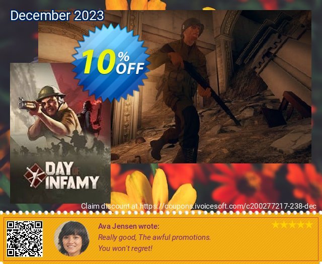 Day of Infamy PC discount 10% OFF, 2024 April Fools' Day offering sales. Day of Infamy PC Deal