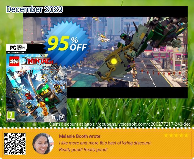 The Lego Ninjago Movie Video Game PC 了不起的 销售折让 软件截图