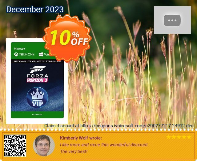 Forza Horizon 3 VIP Xbox One/PC toll Promotionsangebot Bildschirmfoto