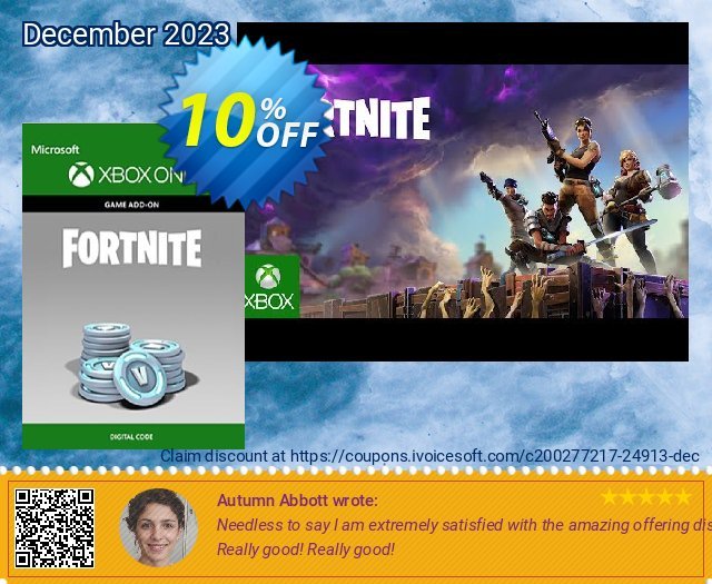 Fortnite - 2500 (300 Bonus) V-Bucks Xbox One 特殊 产品销售 软件截图