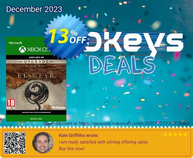 The Elder Scrolls Online: Elsweyr Upgrade Xbox One 惊人的 产品折扣 软件截图