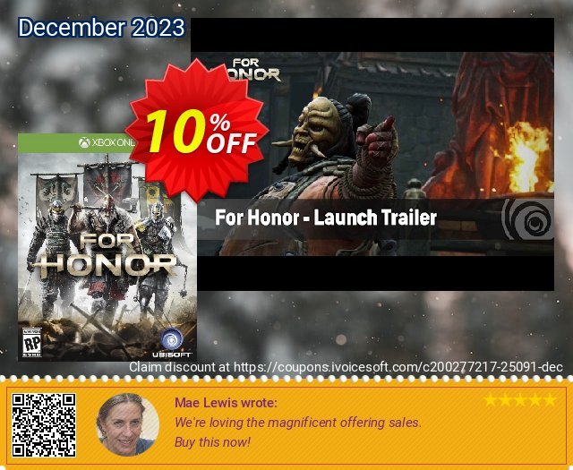 For Honor Standard Edition Xbox One 驚くべき プロモーション スクリーンショット
