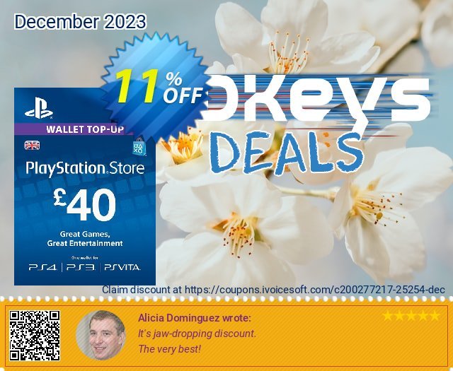 Playstation Network Card - £40 (PS Vita/PS3/PS4) 激动的 促销销售 软件截图