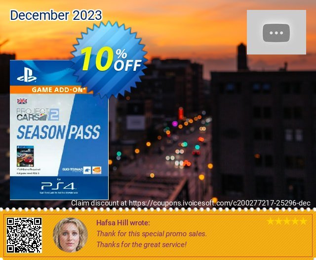 Project CARS 2 Season Pass PS4 exklusiv Förderung Bildschirmfoto