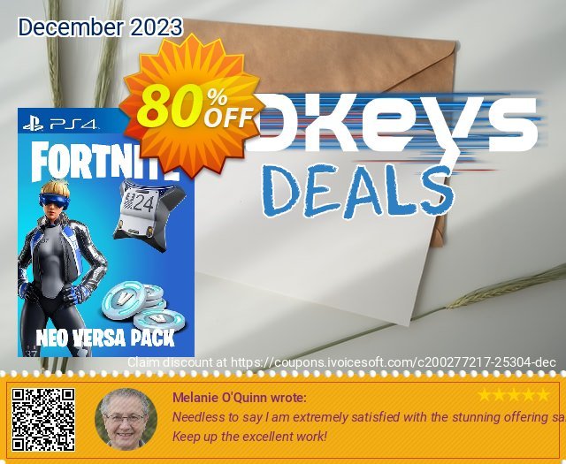 Fortnite Neo Versa + 500 V-Bucks PS4 (EU) discount 80% OFF, 2024 Spring promo sales. Fortnite Neo Versa + 500 V-Bucks PS4 (EU) Deal