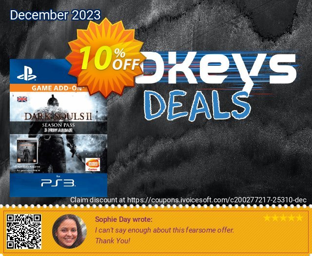 Dark Souls II 2 Season Pass PS3 verblüffend Außendienst-Promotions Bildschirmfoto