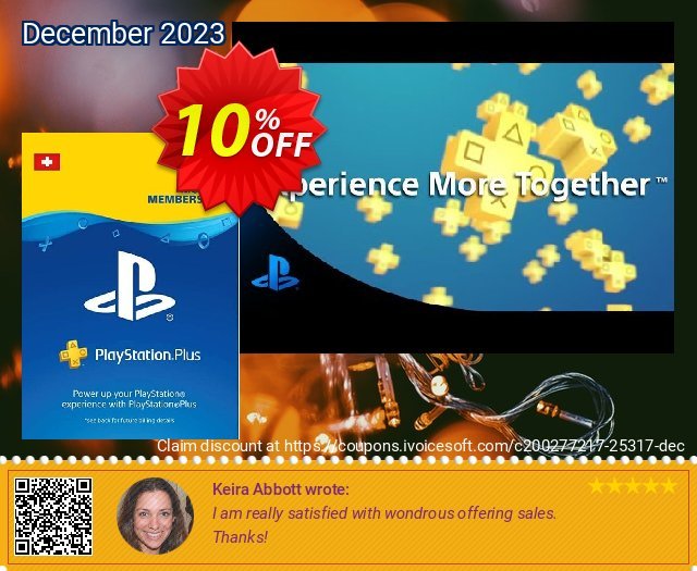 PlayStation Plus (PS+) - 12 Month Subscription (Switzerland) 令人敬畏的 优惠券 软件截图