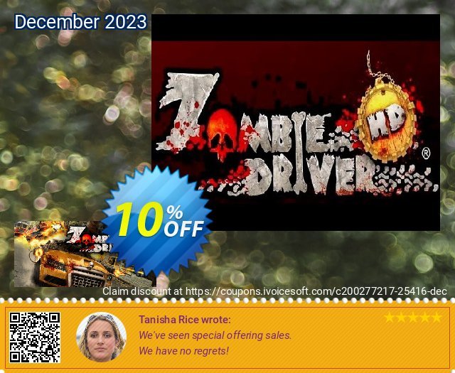 Zombie Driver HD PC 令人敬畏的 优惠码 软件截图