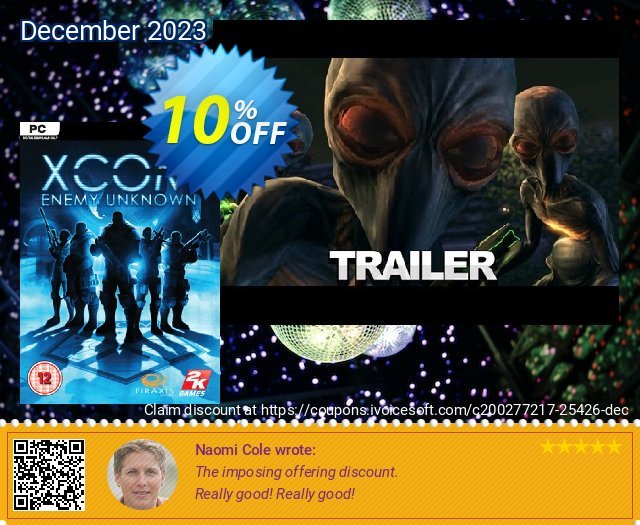 XCOM Enemy Unknown PC (EU) discount 10% OFF, 2022 New Year's Day offering sales. XCOM Enemy Unknown PC (EU) Deal