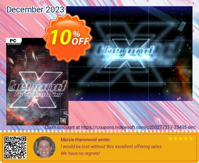 X Beyond the Frontier PC 令人印象深刻的 产品销售 软件截图