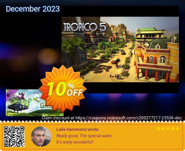 Tropico 5 Gone Green PC discount 10% OFF, 2024 April Fools' Day offering sales. Tropico 5 Gone Green PC Deal