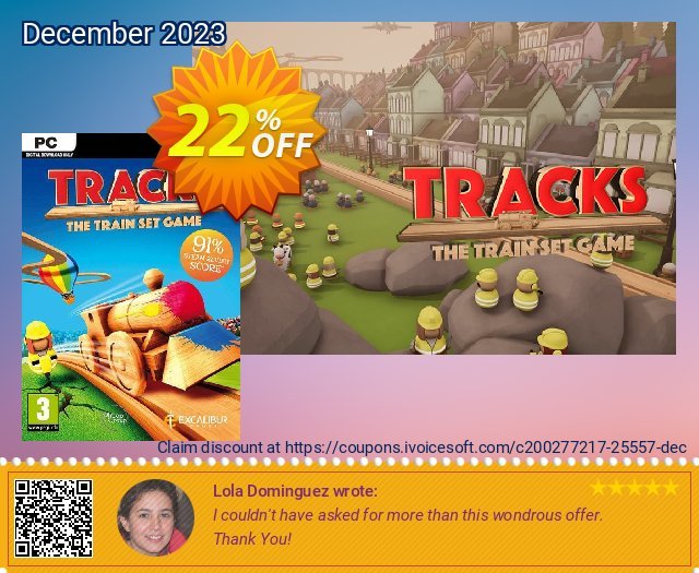 Tracks - The Family Friendly Open World Train Set Game PC discount 22% OFF, 2024 World Press Freedom Day offering sales. Tracks - The Family Friendly Open World Train Set Game PC Deal