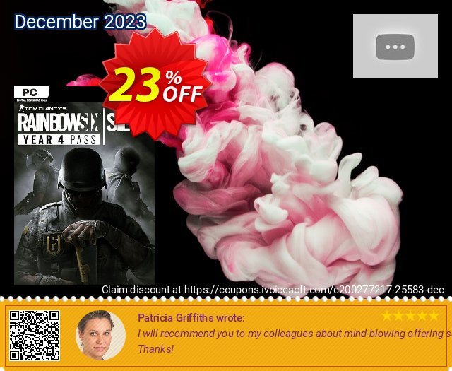 Tom Clancys Rainbow Six Siege - Year 4 Pass PC discount 23% OFF, 2024 April Fools' Day sales. Tom Clancys Rainbow Six Siege - Year 4 Pass PC Deal