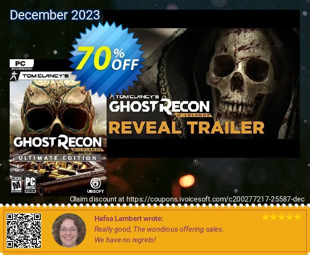 Tom Clancy's Ghost Recon Wildlands Ultimate Edition PC discount 70% OFF, 2024 Easter Day offering sales. Tom Clancy's Ghost Recon Wildlands Ultimate Edition PC Deal
