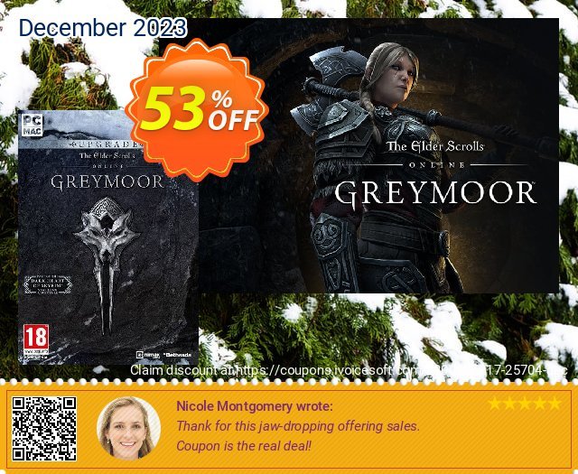 The Elder Scrolls Online - Greymoor Upgrade PC Spesial voucher promo Screenshot