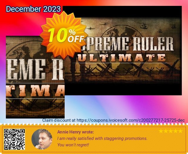 Supreme Ruler Ultimate PC discount 10% OFF, 2024 World Heritage Day offering sales. Supreme Ruler Ultimate PC Deal