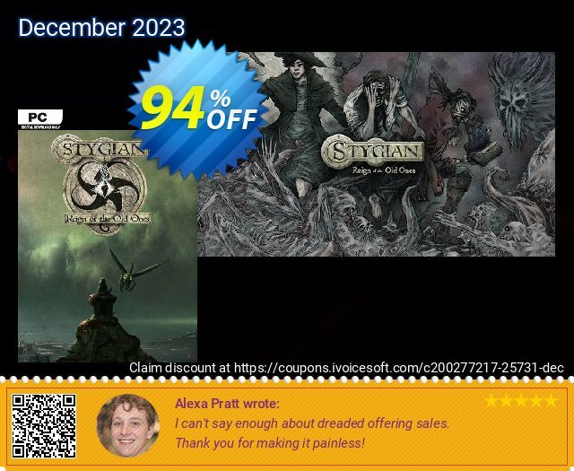 Stygian: Reign of the Old Ones PC 惊人的 促销 软件截图
