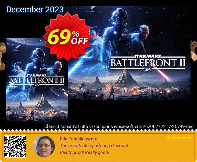 Star Wars Battlefront II 2 PC WW 令人惊奇的 销售 软件截图