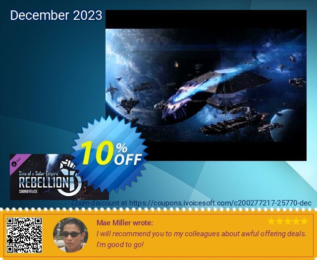 Sins of a Solar Empire Rebellion Original Soundtrack PC khas penawaran deals Screenshot