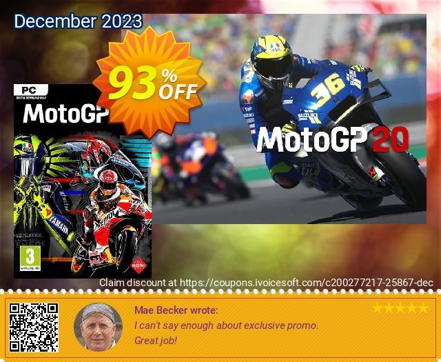 MotoGP 20 PC discount 93% OFF, 2024 April Fools Day promotions. MotoGP 20 PC Deal