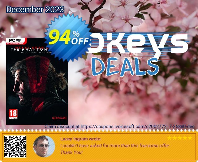 Metal Gear Solid V 5: The Phantom Pain PC discount 94% OFF, 2024 World Heritage Day offering sales. Metal Gear Solid V 5: The Phantom Pain PC Deal