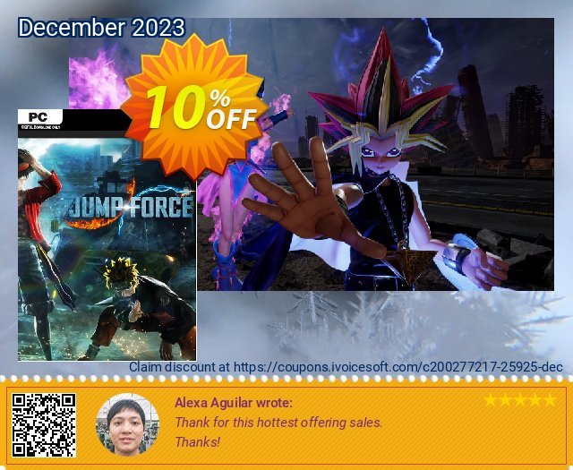 Jump Force PC khas voucher promo Screenshot