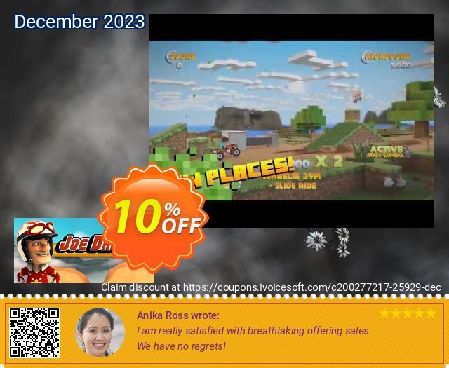 Joe Danger PC verblüffend Preisnachlässe Bildschirmfoto