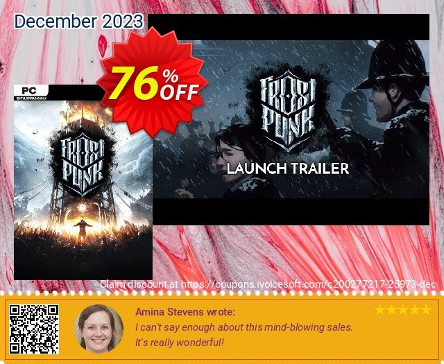 Frostpunk PC (EU) geniale Außendienst-Promotions Bildschirmfoto
