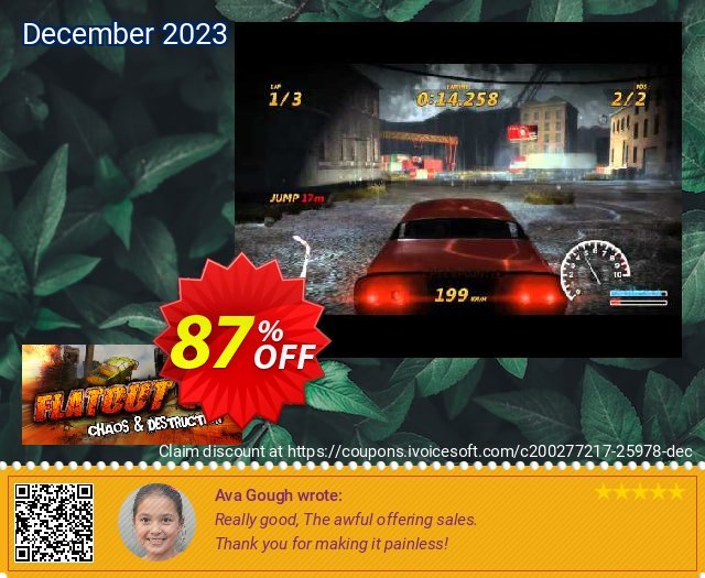 Flatout 3 Chaos & Destruction PC exklusiv Sale Aktionen Bildschirmfoto