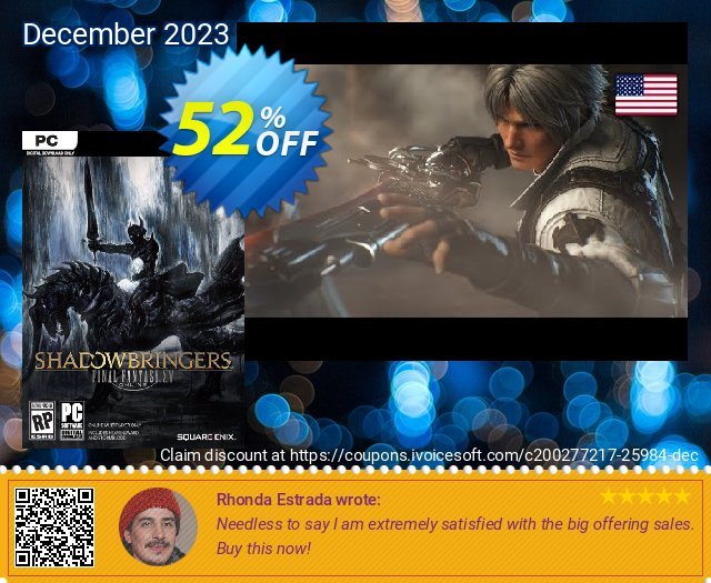 Final Fantasy XIV 14 Shadowbringers PC tersendiri penawaran promosi Screenshot