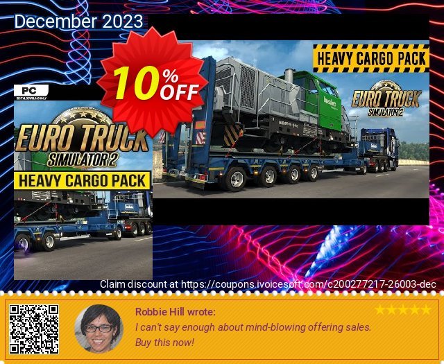 Euro Truck Simulator 2 - Heavy Cargo Pack PC 美妙的 优惠 软件截图