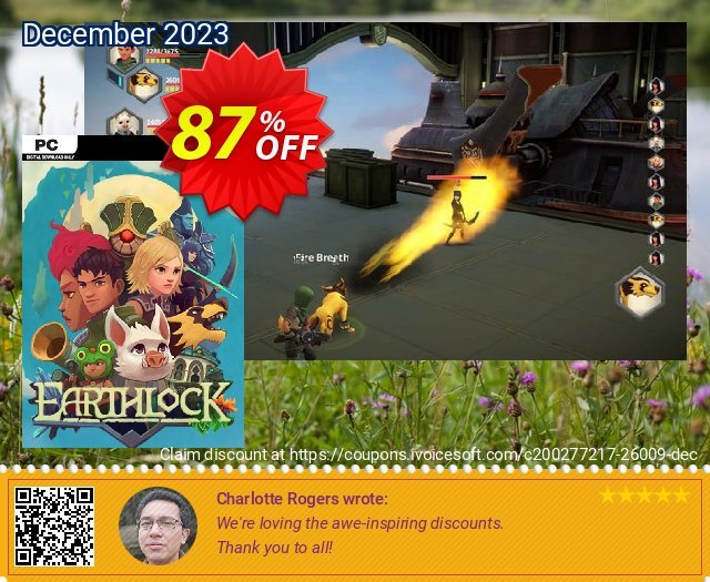 Earthlock PC exklusiv Preisnachlass Bildschirmfoto