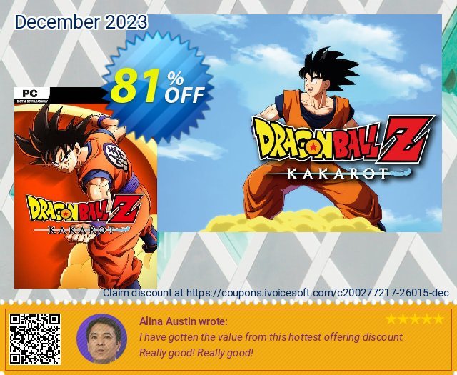 Dragon Ball Z: Kakarot PC 可怕的 产品销售 软件截图
