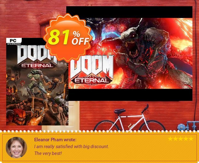 DOOM Eternal PC discount 81% OFF, 2024 Mother Day discount. DOOM Eternal PC Deal