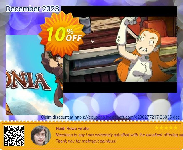Deponia PC discount 10% OFF, 2024 World Heritage Day offering sales. Deponia PC Deal