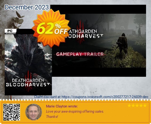 Deathgarden: Bloodharvest PC 令人难以置信的 产品销售 软件截图
