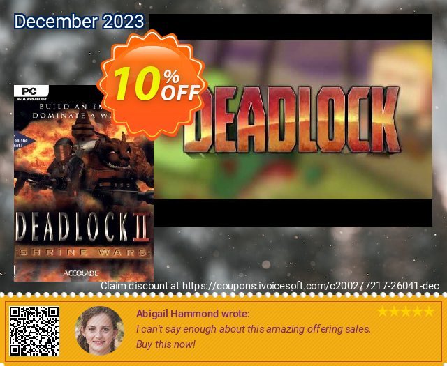 Deadlock II Shrine Wars PC ausschließlich Preisreduzierung Bildschirmfoto