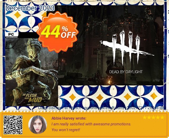 Dead by Daylight PC - Of Flesh and Mud Chapter DLC discount 44% OFF, 2024 Resurrection Sunday offering sales. Dead by Daylight PC - Of Flesh and Mud Chapter DLC Deal