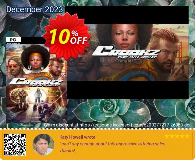 Crookz The Big Heist PC verwunderlich Außendienst-Promotions Bildschirmfoto
