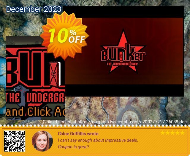 Bunker The Underground Game PC discount 10% OFF, 2024 Resurrection Sunday offering sales. Bunker The Underground Game PC Deal