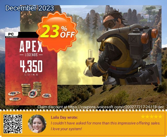 Apex Legends 4350 Coins VC PC 驚くこと プロモーション スクリーンショット