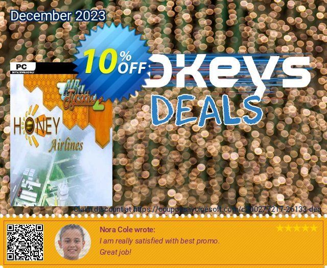 10 Off Airline Tycoon 2 Honey Airlines Dlc Pc Coupon Code Jul
