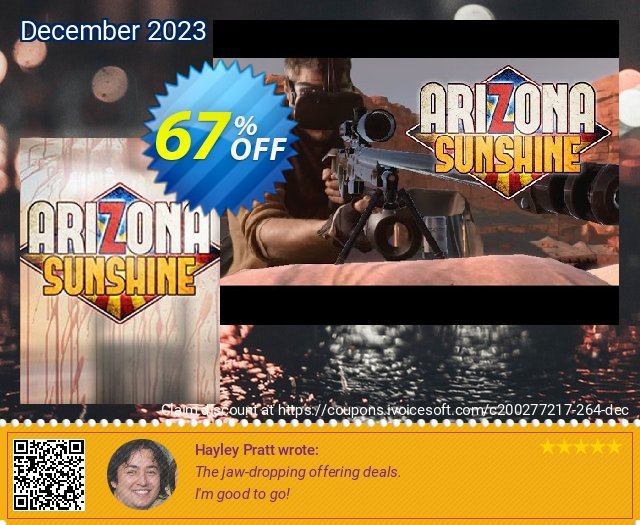Arizona Sunshine VR PC 惊人的 产品销售 软件截图