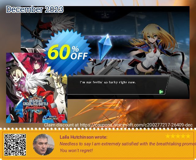 BlazBlue Cross Tag Battle - Deluxe Edition PC discount 60% OFF, 2024 Mother Day offering sales. BlazBlue Cross Tag Battle - Deluxe Edition PC Deal