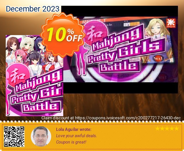 Mahjong Pretty Girls Battle PC 驚くばかり 昇進 スクリーンショット