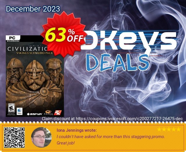 Sid Meier's Civilization VI: Vikings Scenario Pack PC (WW) 口が開きっ放し 値下げ スクリーンショット