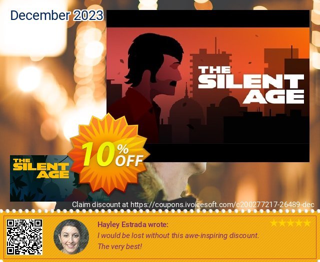 The Silent Age PC discount 10% OFF, 2022 Xmas Day discount. The Silent Age PC Deal